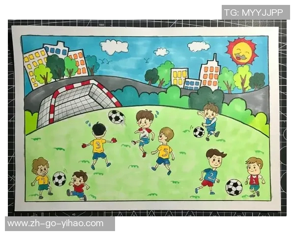 幼儿园足球小明星卡通画：激发孩子运动梦想的快乐篇章